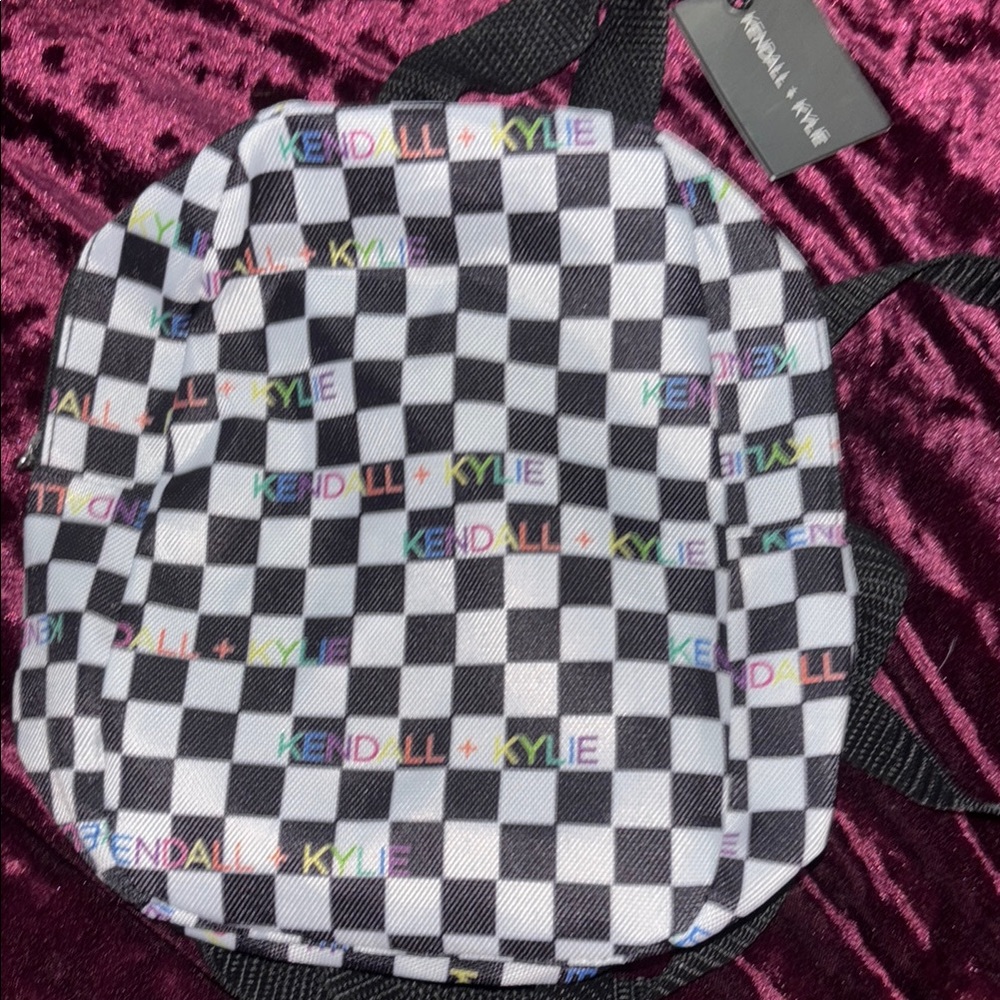 Kendall & Kylie Checkered Kids Backpack